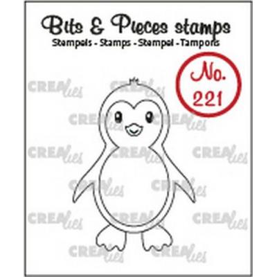 Crealies Clear Stamp - Pinguin no.221